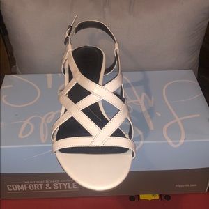 White sandal